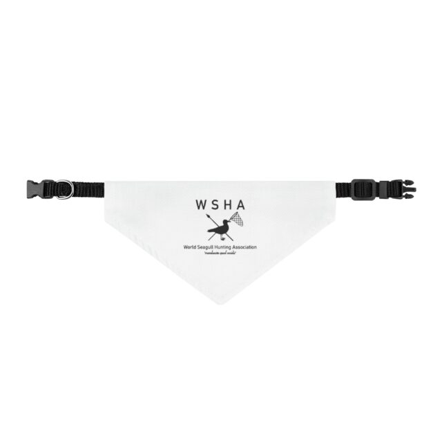 Clip-On Pet Bandana — WSHÅ Logo Dog & Cat Accessory (Adjustable Collar Attachment) Clip-On Pet Bandana — WSHÅ Logo Dog & Cat Accessory (Adjustable Collar Attachment)
