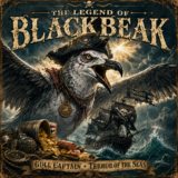 The Legend of Blackbeak Featured Image. Black beak terrorizing the seas with a can of pringles underneath him.