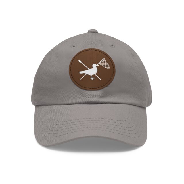 Classic Baseball Cap — Round Leather Patch Logo
