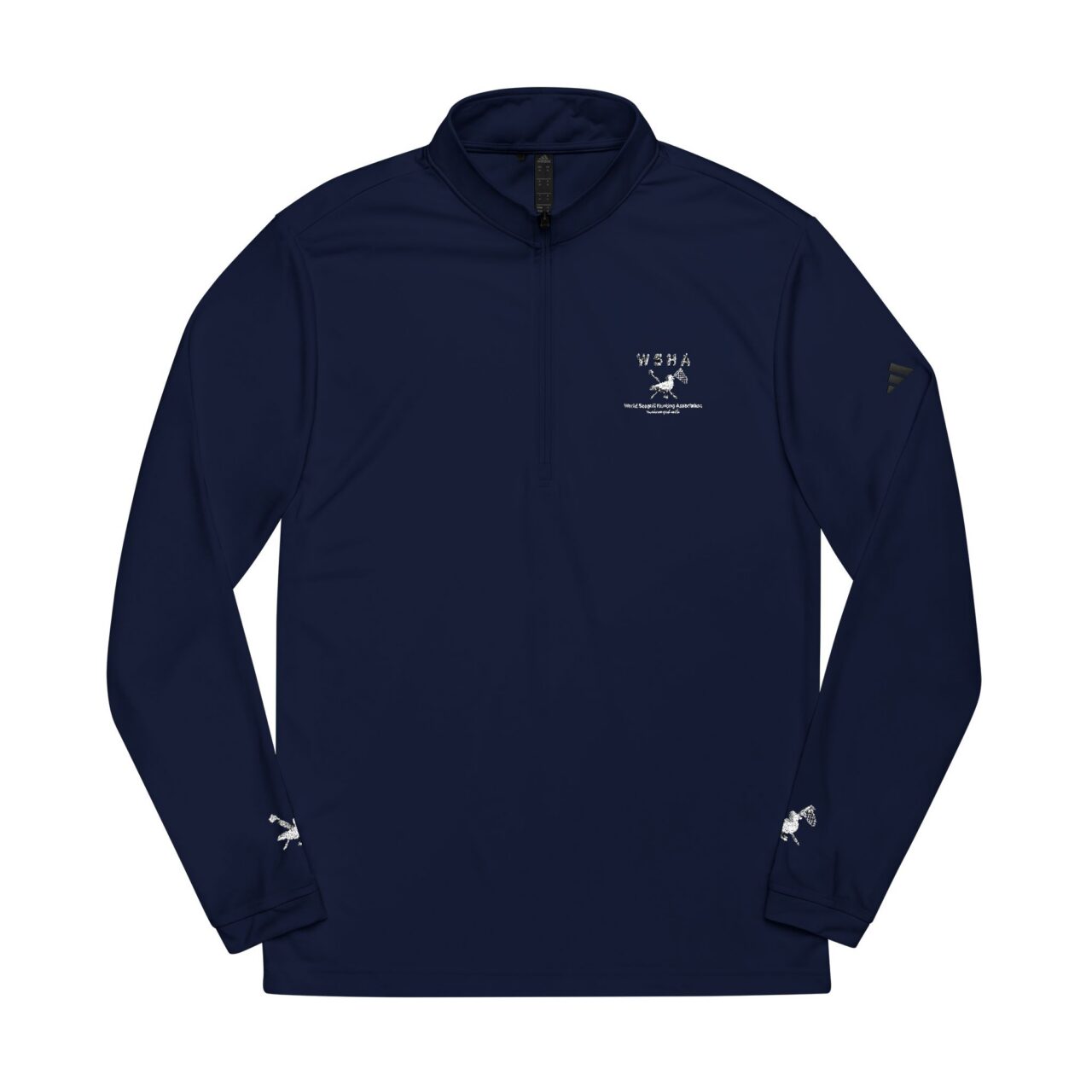 Adidas® Quarter-Zip Pullover (Embroidery) - Dark