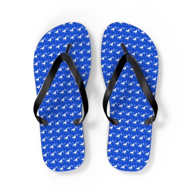 Flip Flops (Blue) - WSHA Icon Pattern